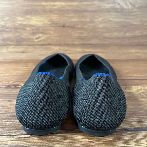Rothy’s Black Slip-On Round Toe Flats Women’s Size 5.5 Shoes - Picture 3 of 10